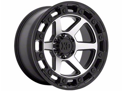XD Raid Satin Black Machined 6-Lug Wheel; 20x10; -18mm Offset (22-25 Bronco Raptor)