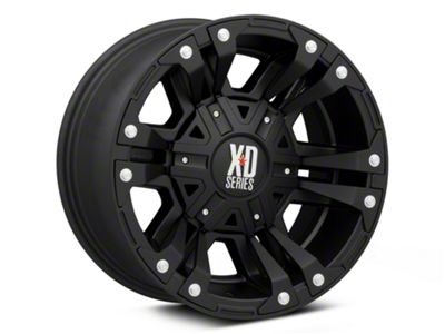 XD Monster II Matte Black Wheel; 17x9; 18mm Offset (84-01 Jeep Cherokee XJ)