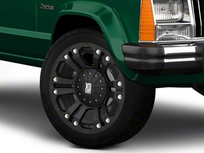 XD Monster Matte Black Wheel; 20x9; 18mm Offset (84-01 Jeep Cherokee XJ)