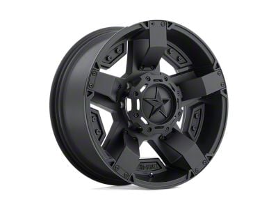 XD Rockstar II Matte Black Wheel; 18x9; 0mm Offset (84-01 Jeep Cherokee XJ)