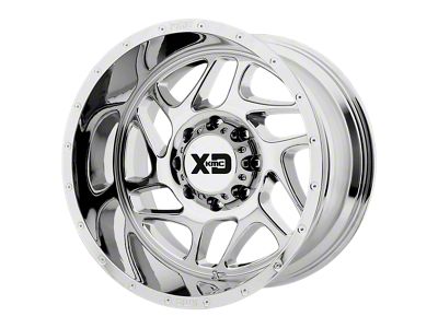 XD Fury Chrome Wheel; 20x9; 0mm Offset (20-25 Jeep Gladiator JT)
