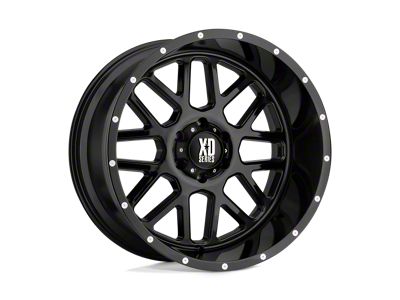 XD Grenade Gloss Black Wheel; 18x9; -12mm Offset (20-25 Jeep Gladiator JT)