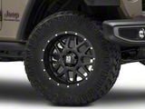XD Grenade Satin Black Wheel; 18x9; 18mm Offset (20-25 Jeep Gladiator JT)