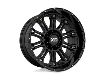XD Hoss II Gloss Black Wheel; 18x9; 0mm Offset (20-25 Jeep Gladiator JT)