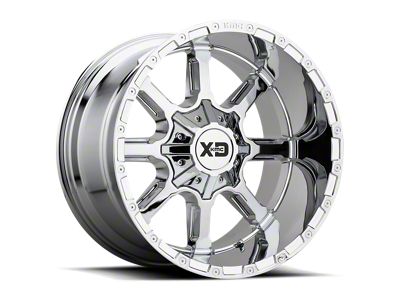 XD Mammoth Chrome Wheel; 24x14; -76mm Offset (20-25 Jeep Gladiator JT)