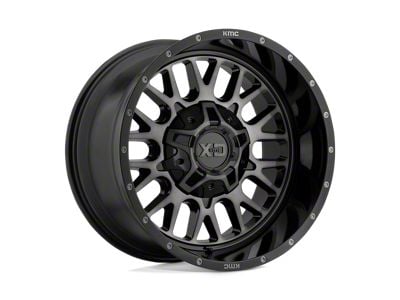 XD Snare Gloss Black with Gray Tint Wheel; 20x9; 0mm Offset (20-25 Jeep Gladiator JT)