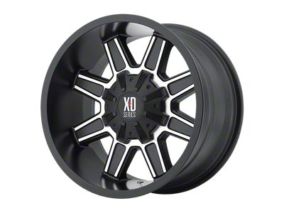XD Trap Satin Black with Machined Face Wheel; 20x9; 18mm Offset (20-25 Jeep Gladiator JT)