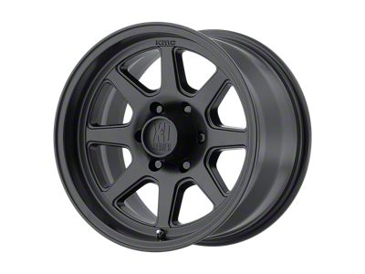 XD Turbine Satin Black Wheel; 17x8.5; -6mm Offset (20-25 Jeep Gladiator JT)