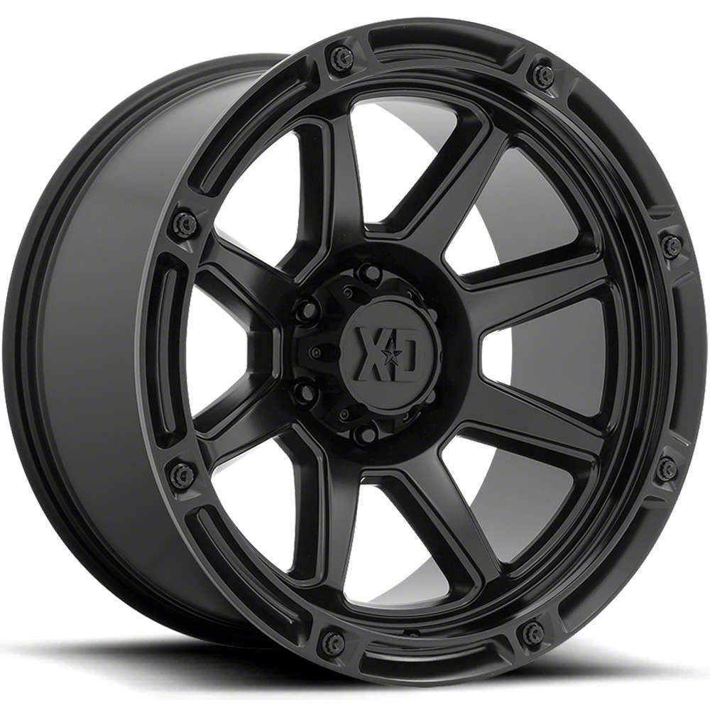 XD Jeep Gladiator Raid Satin Black Wheel; 20x10; -18mm