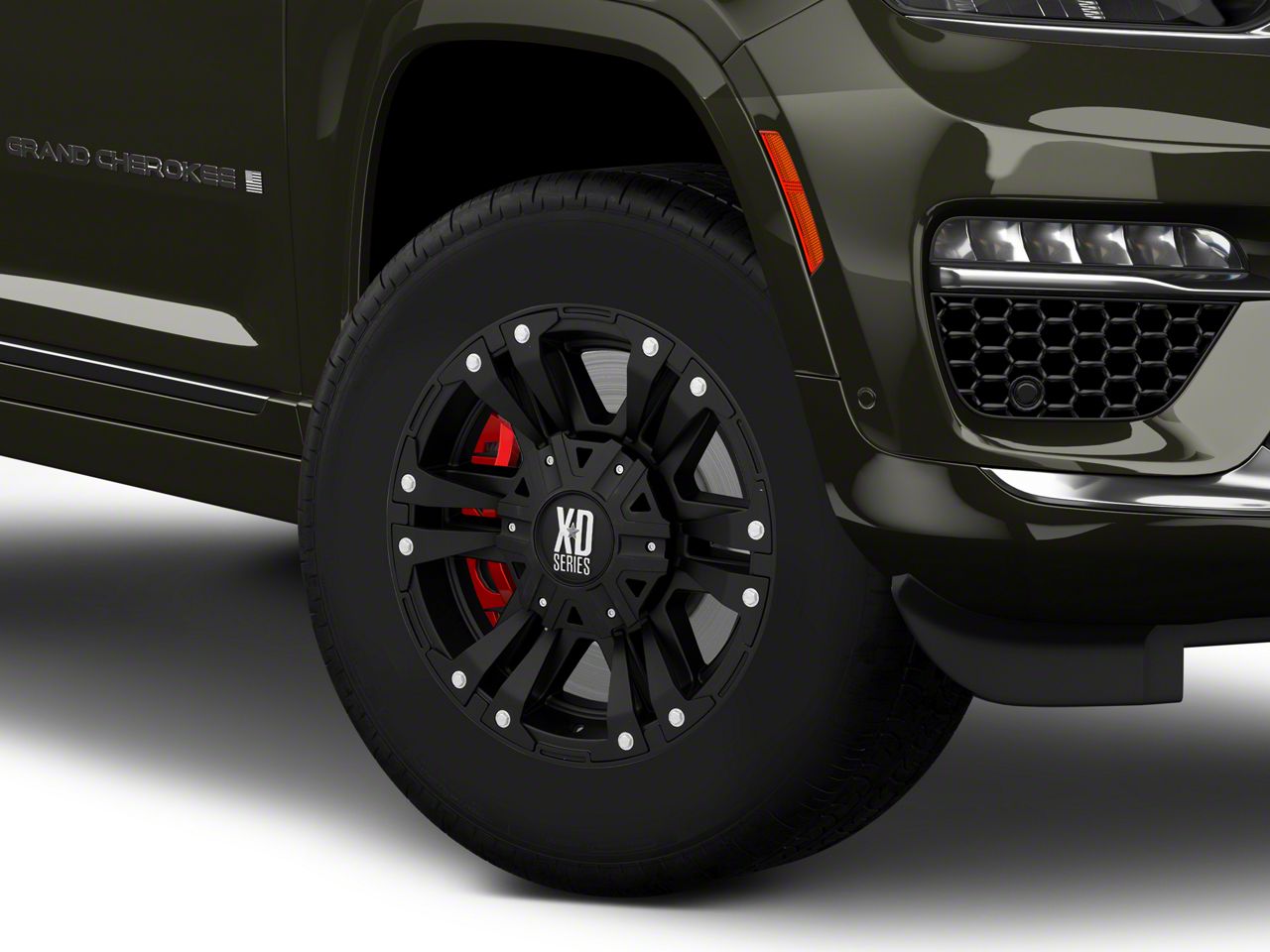 XD Jeep Grand Cherokee Monster II Satin Black Wheel; 18x9