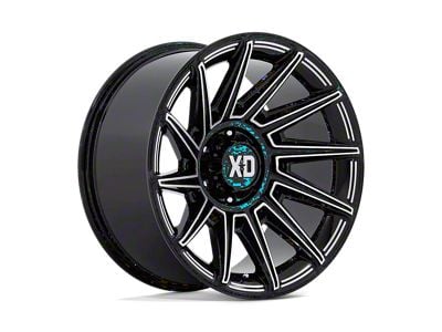 XD Specter Gloss Black Milled Wheel; 20x10; -18mm Offset (22-25 Jeep Grand Cherokee WL)
