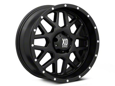 XD Grenade Satin Black Wheel; 18x9; 18mm Offset (99-04 Jeep Grand Cherokee WJ)