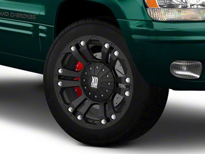 XD Monster Matte Black Wheel; 20x9; 18mm Offset (99-04 Jeep Grand Cherokee WJ)