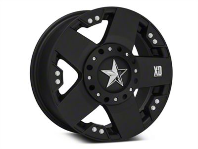 XD Rockstar Matte Black Wheel; 17x8; 10mm Offset (99-04 Jeep Grand Cherokee WJ)