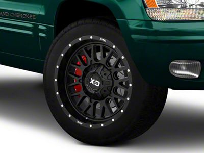 XD Snare Satin Black Wheel; 20x10; -18mm Offset (99-04 Jeep Grand Cherokee WJ)
