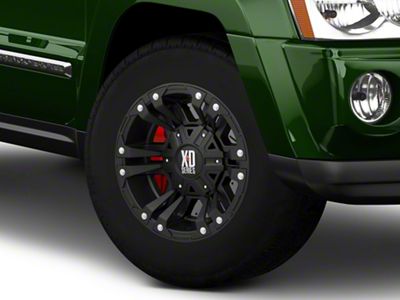 XD Monster II Matte Black Wheel; 17x9; 18mm Offset (05-10 Jeep Grand Cherokee WK, Excluding SRT8)