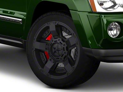 XD Rockstar II Matte Black Wheel; 20x9; -12mm Offset (05-10 Jeep Grand Cherokee WK)