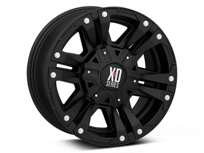 XD Monster II Satin Black Wheel; 18x9; 18mm Offset (11-21 Jeep Grand Cherokee WK2)