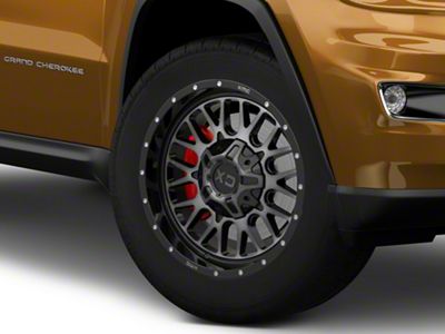 XD Snare Gloss Black with Gray Tint Wheel; 20x10; -18mm Offset (11-21 Jeep Grand Cherokee WK2)