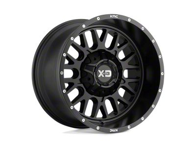 XD Snare Satin Black Wheel; 20x12; -44mm Offset (11-21 Jeep Grand Cherokee WK2)