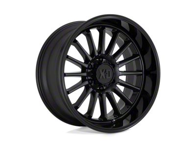 XD Whiplash Gloss Black with Gray Tint Wheel; 20x10; -18mm Offset (11-21 Jeep Grand Cherokee WK2)