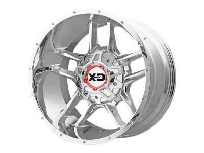 XD Clamp Chrome Wheel; 20x9; 18mm Offset (18-25 Jeep Wrangler JL)