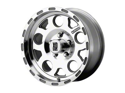XD Enduro Machined Wheel; 17x9; -6mm Offset (18-25 Jeep Wrangler JL)
