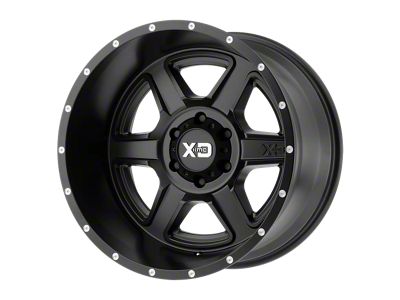 XD Fusion Satin Black Wheel; 20x9; 18mm Offset (18-25 Jeep Wrangler JL)