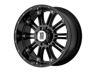 XD Hoss Gloss Black Wheel; 18x9; 18mm Offset (18-25 Jeep Wrangler JL)