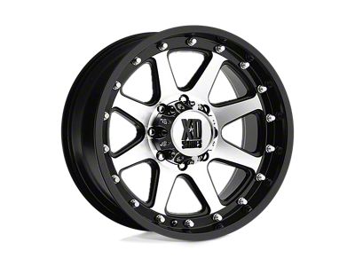 XD Addict Matte Black Machined Wheel; 17x9; 18mm Offset (07-18 Jeep Wrangler JK)