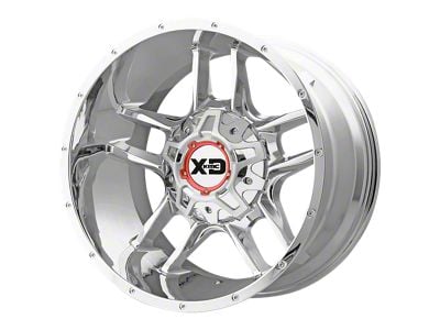 XD Clamp Chrome Wheel; 20x9; 18mm Offset (07-18 Jeep Wrangler JK)