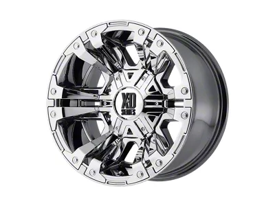 XD Monster II PVD Chrome Wheel; 18x10; -24mm Offset (07-18 Jeep Wrangler JK)
