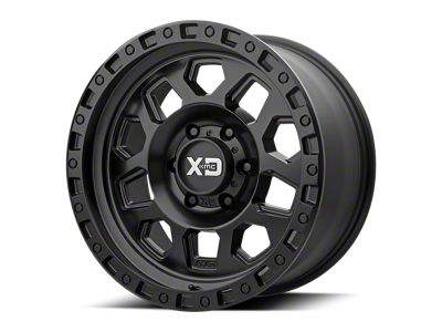 XD RG2 Satin Black Wheel; 18x9; 0mm Offset (07-18 Jeep Wrangler JK)