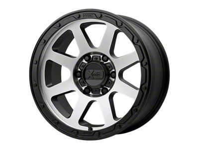 XD Addict 2 Matte Black Machined Face Wheel; 17x8.5; 0mm Offset (18-25 Jeep Wrangler JL)
