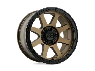 XD Addict 2 Matte Bronze with Matte Black Lip Wheel; 17x8.5; 0mm Offset (18-25 Jeep Wrangler JL)