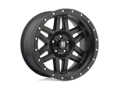 XD Machete Satin Black with Reinforcing Ring Wheel; 20x9; 0mm Offset (18-25 Jeep Wrangler JL)
