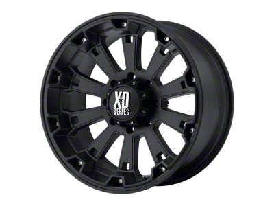 XD Misfit Matte Black Wheel; 20x9; 0mm Offset (18-25 Jeep Wrangler JL)