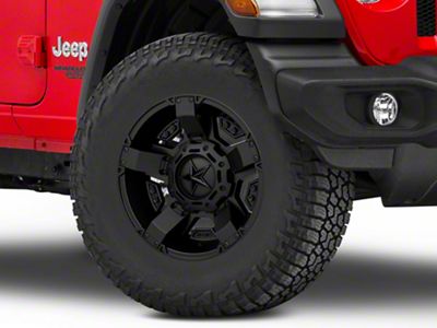 XD Rockstar II Matte Black Wheel; 17x9; -12mm Offset (18-25 Jeep Wrangler JL)