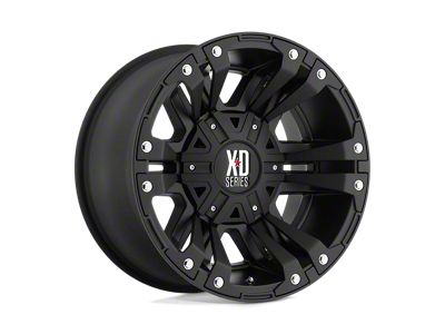 XD Monster II Matte Black Wheel; 18x10; -24mm Offset (97-06 Jeep Wrangler TJ)