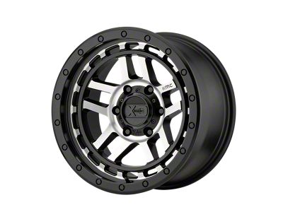 XD Recon Satin Black Machined Wheel; 17x9; -12mm Offset (18-25 Jeep Wrangler JL)
