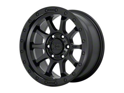 XD RG3 Satin Black Wheel; 17x9; 18mm Offset (18-25 Jeep Wrangler JL)