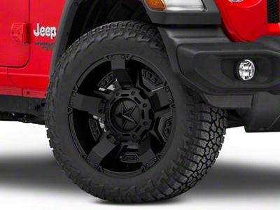 XD Rockstar II Matte Black Wheel; 20x9; -12mm Offset (18-25 Jeep Wrangler JL)