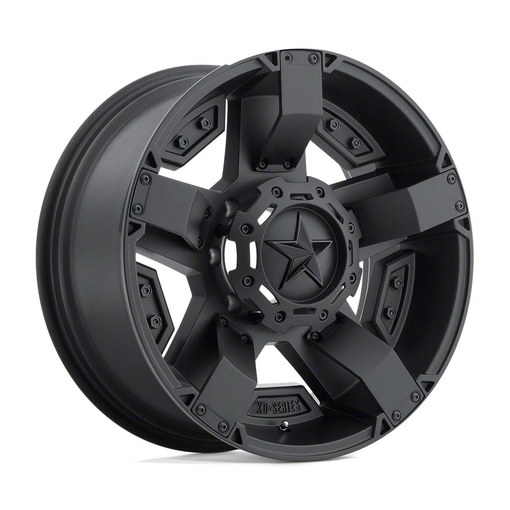 XD Jeep Wrangler Rockstar II Matte Black Wheel; 17x9; -12mm