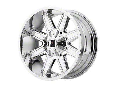 XD Trap PVD Chrome Wheel; 18x10; -24mm Offset (18-25 Jeep Wrangler JL)