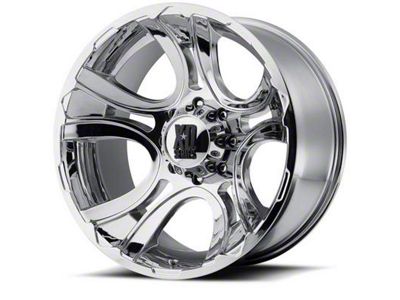 XD Crank Chrome 6-Lug Wheel; 18x9; 0mm Offset (16-23 Tacoma)