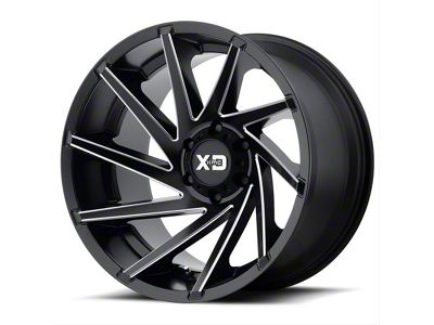 XD Cyclone Satin Black Milled 6-Lug Wheel; 18x9; 18mm Offset (16-23 Tacoma)