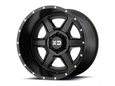 XD Fusion Satin Black 6-Lug Wheel; 18x9; 0mm Offset (16-23 Tacoma)