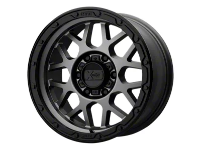 XD Grenade OR Matte Gray with Matte Black Lip 6-Lug Wheel; 16x8; -6mm Offset (16-23 Tacoma)