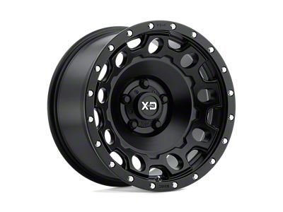 XD Holeshot Satin Black 5-Lug Wheel; 17x9; -12mm Offset (05-15 Tacoma)