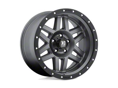 XD Machete Matte Gray with Black Ring 6-Lug Wheel; 20x10; -24mm Offset (16-23 Tacoma)